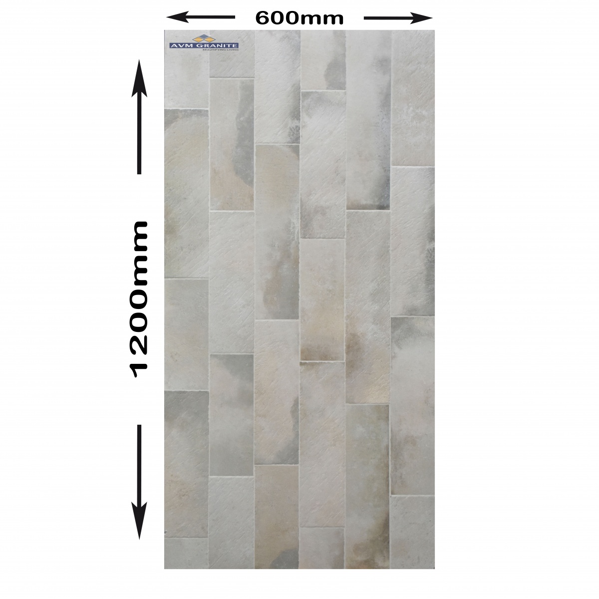 Brick Stone  Natural Matt + Punch (600 x 1200, Itaca) - 5