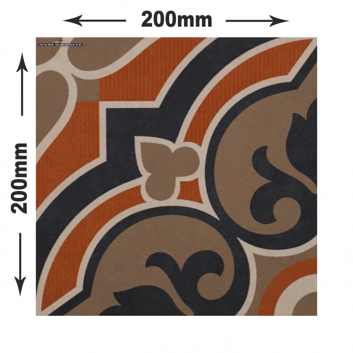 Levels Cobalt Decor 3006 C Digimatt Luster 8.5mm (200 x 200, Motto) - 4