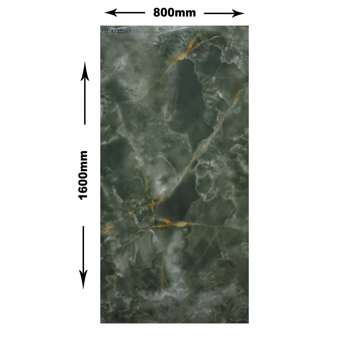 Onyx Moss High Gloss (800 x 1600, Motto) - 5