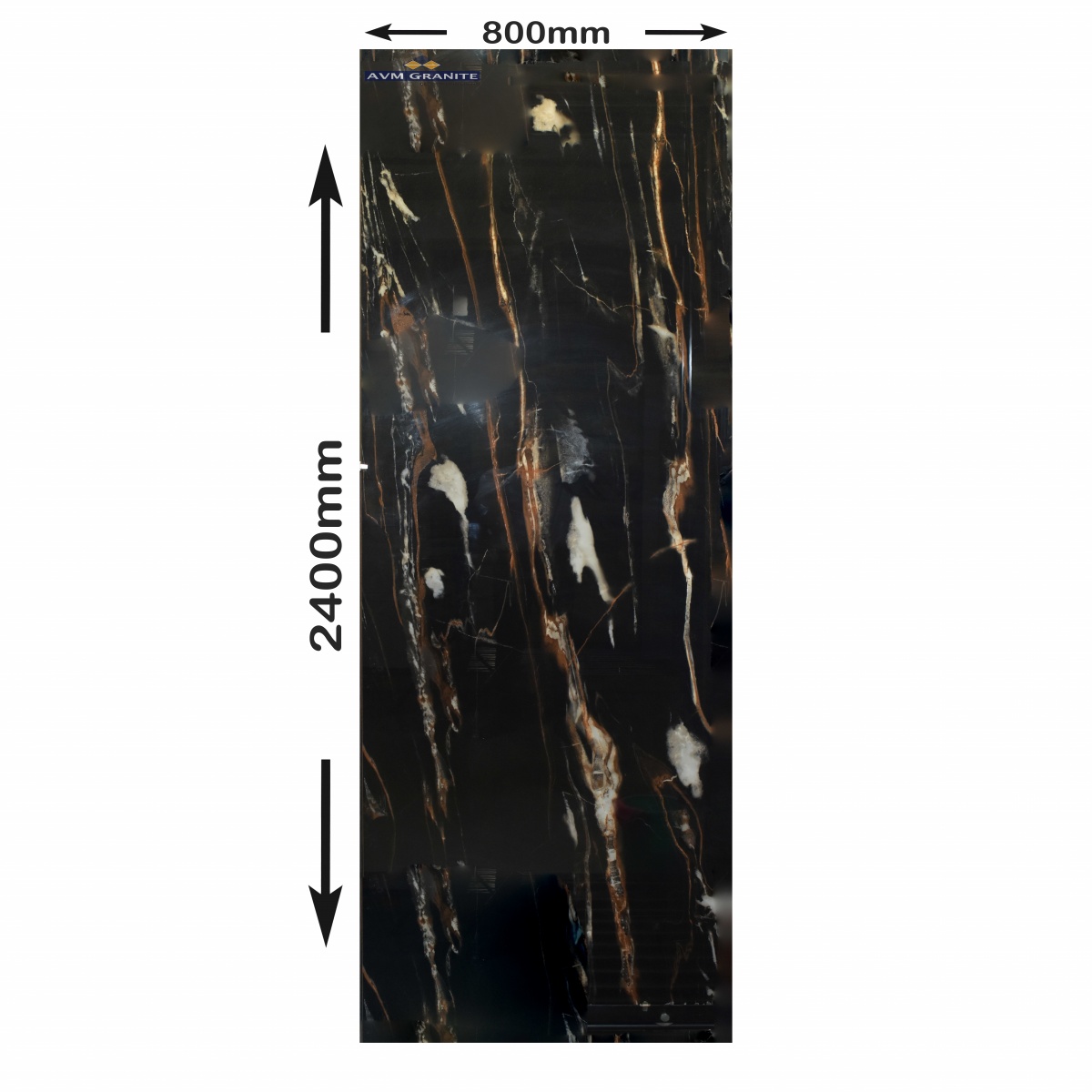Ambrato Nero Glossy 15mm (800 x 2400, Motto) - 3