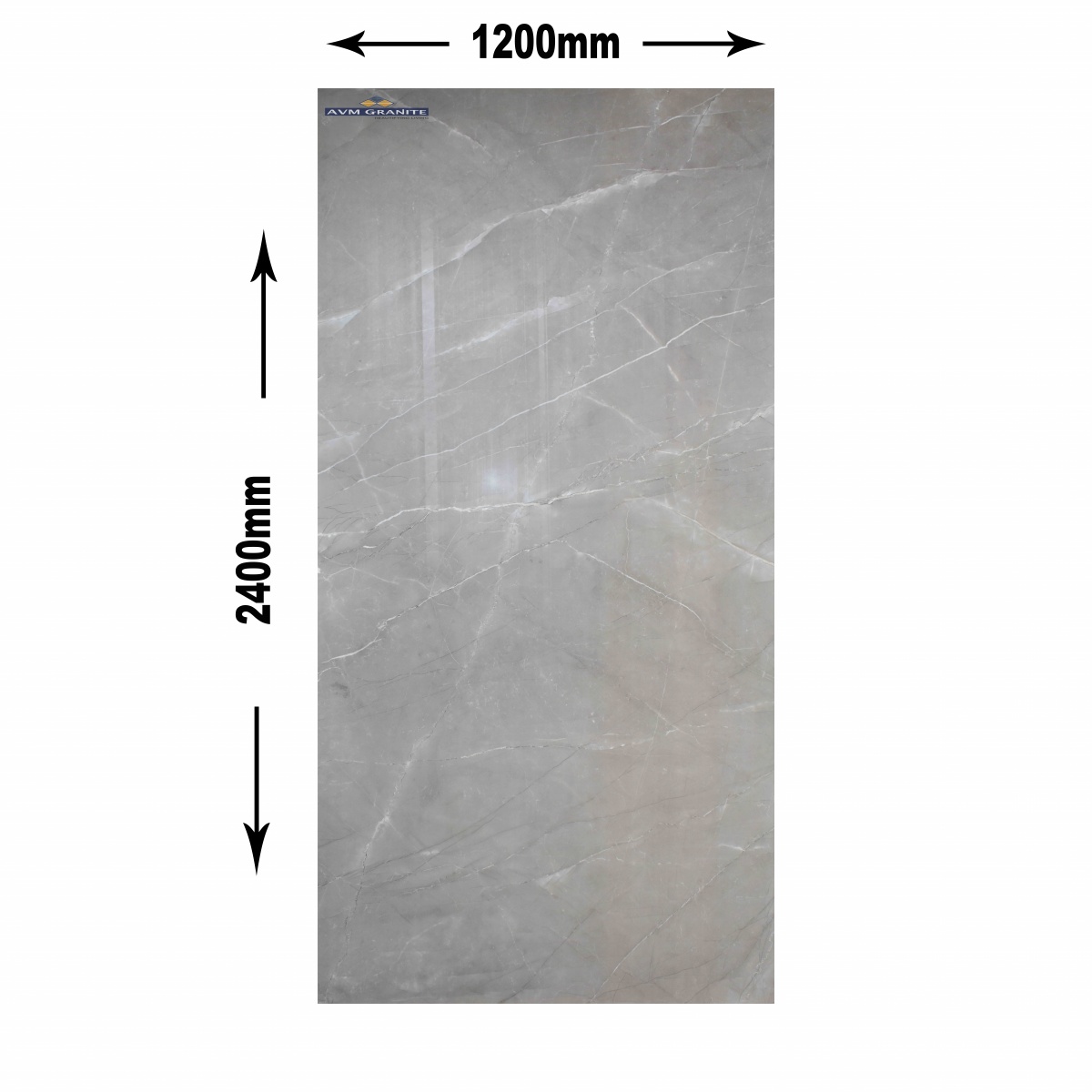 Pulpis Grey Baby Satin (1200 x 2400, Itaca) - 4