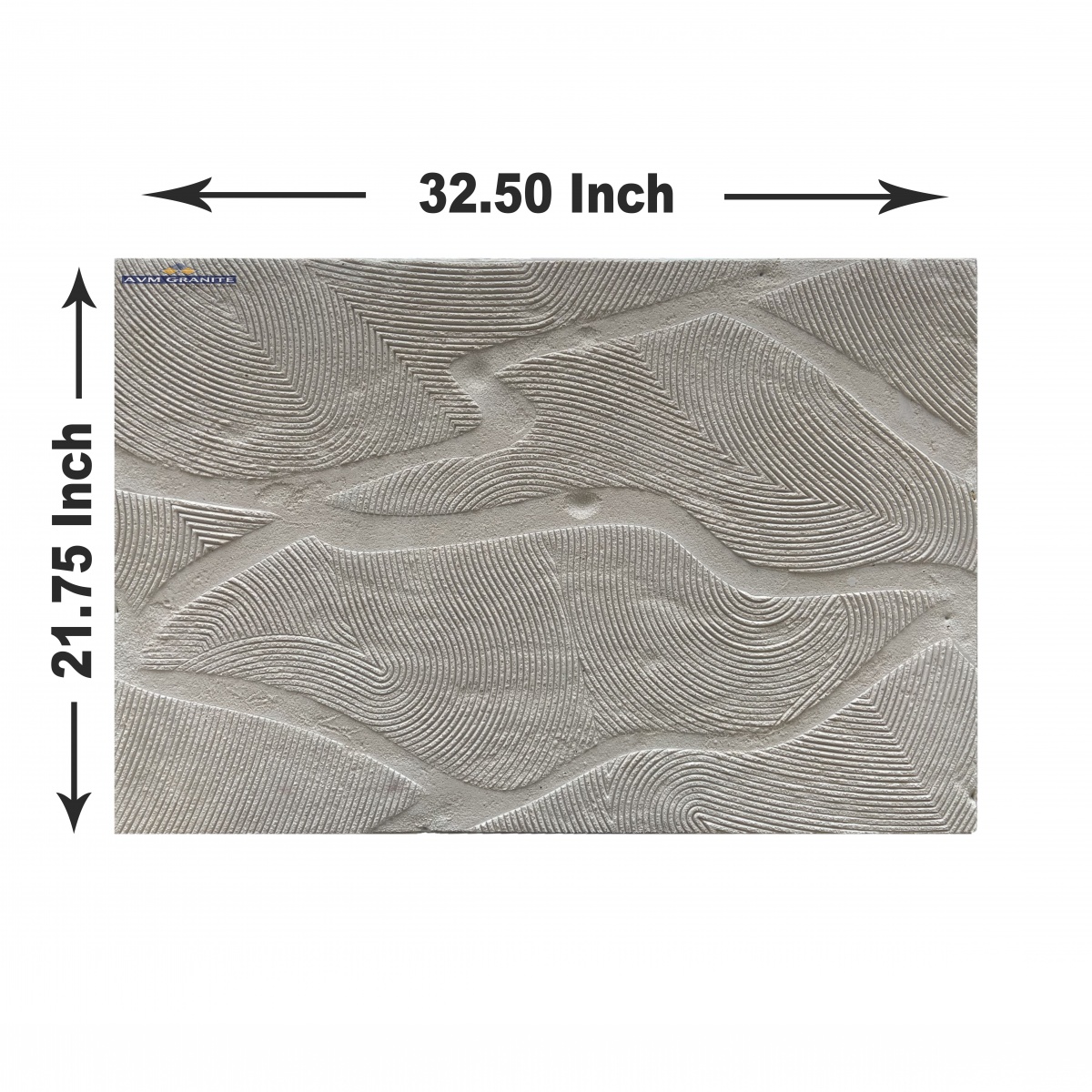 Kronian Sand Blast White (21.75" x 32.50",Flexstone) - 3