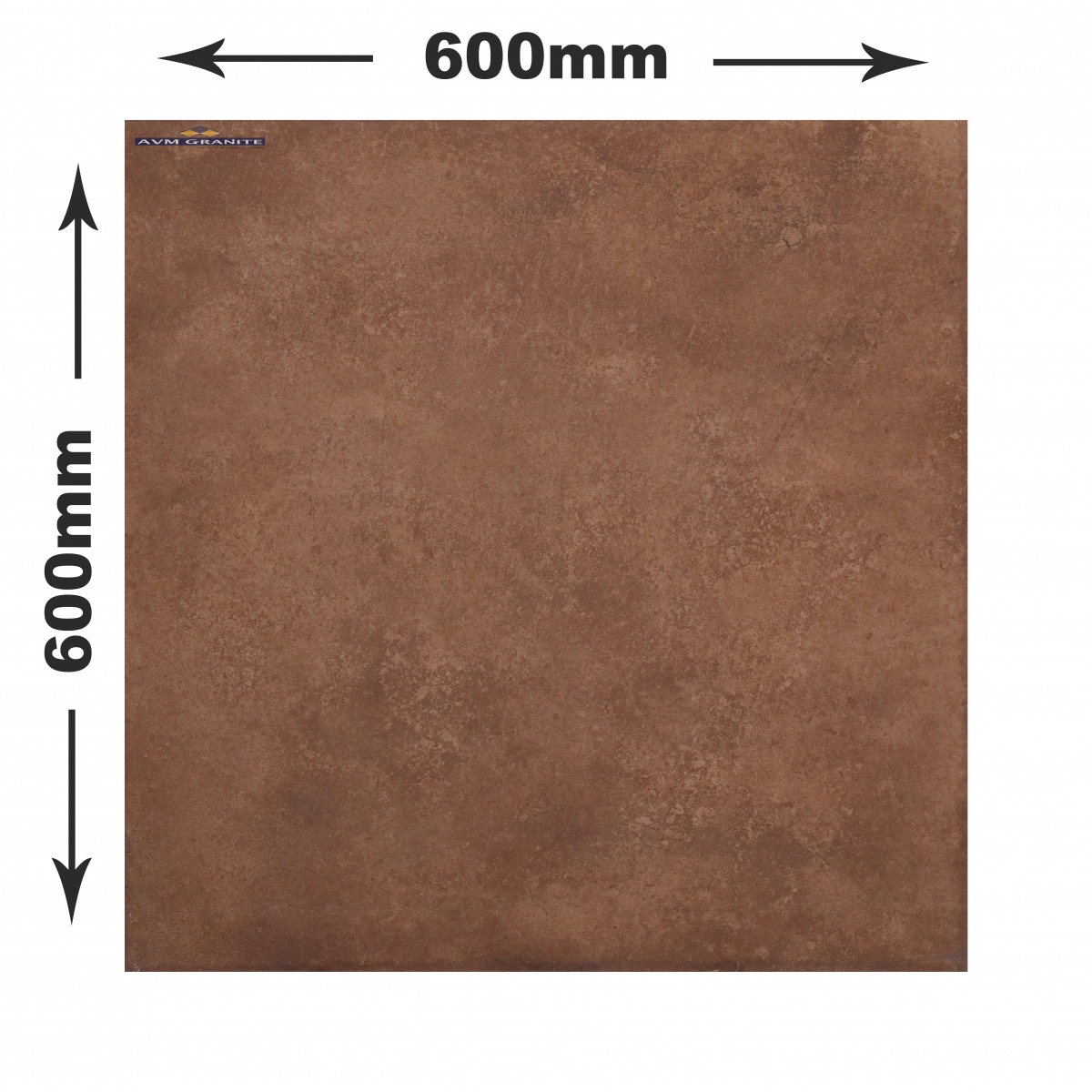 Treviso Brown Matt Punch 12mm (600 x 600, 12mm, Itaca) - 4