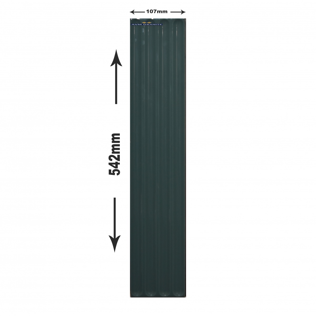 Plinto In Green Glossy (107 x 542, Milagro) - 4