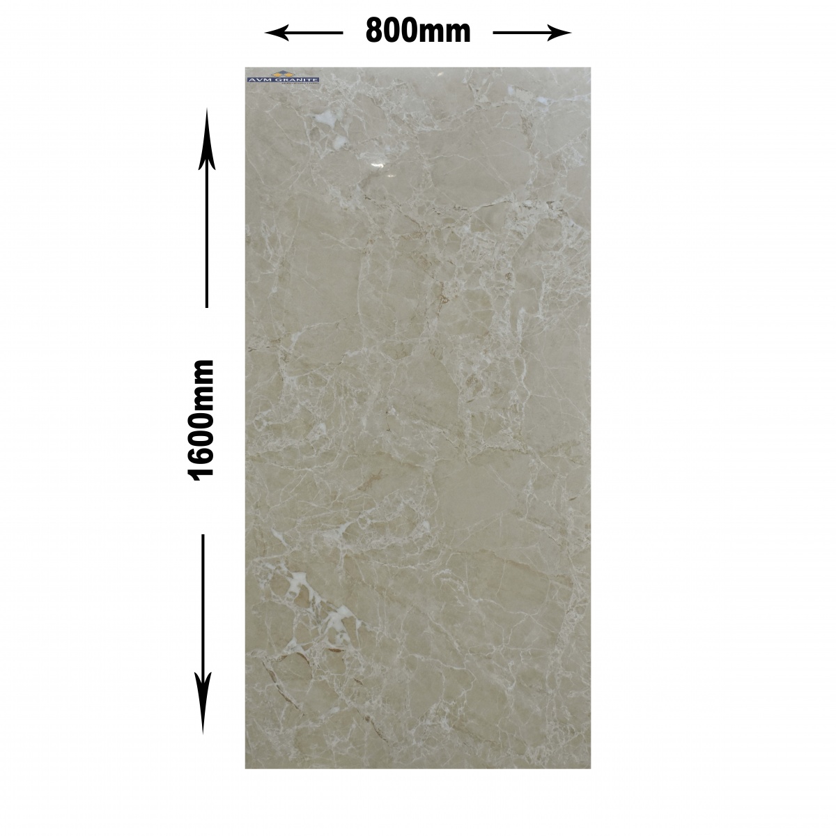 Emperador Beige Steel Endless (800 x 1600, Motto) - 5