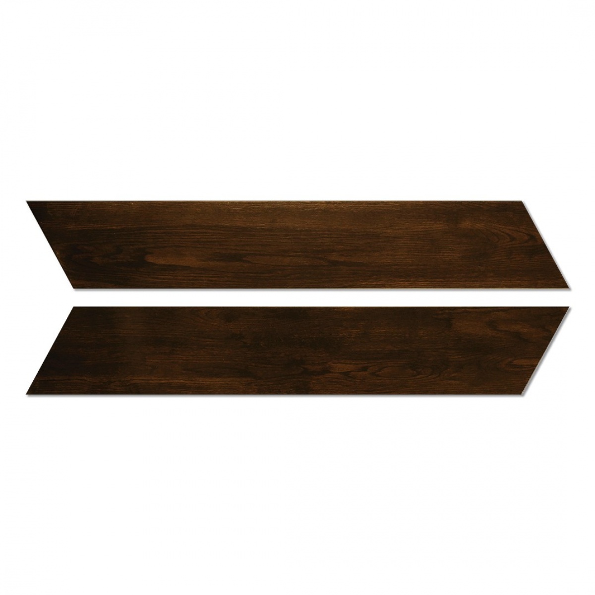 Smokey Chocolate Oak Chevron  Natural ( 150 x 900, Metro ) - 3