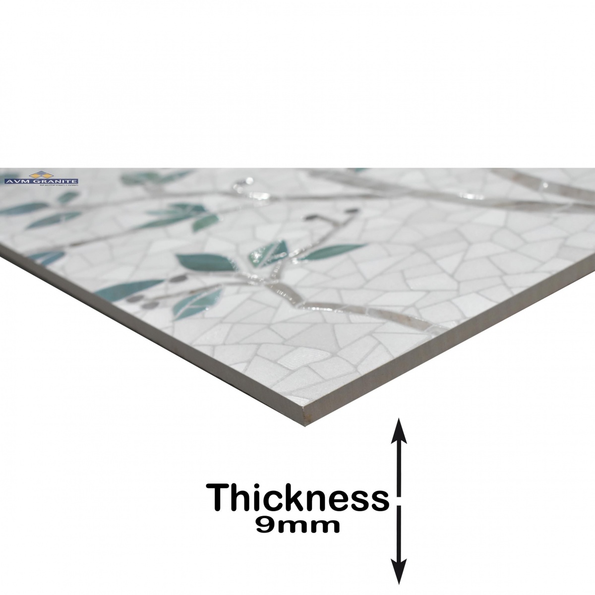 Twig Leaves Blanco Decor Endless 4D Shape Glue Surface (600 x 1200, Itaca) - 4