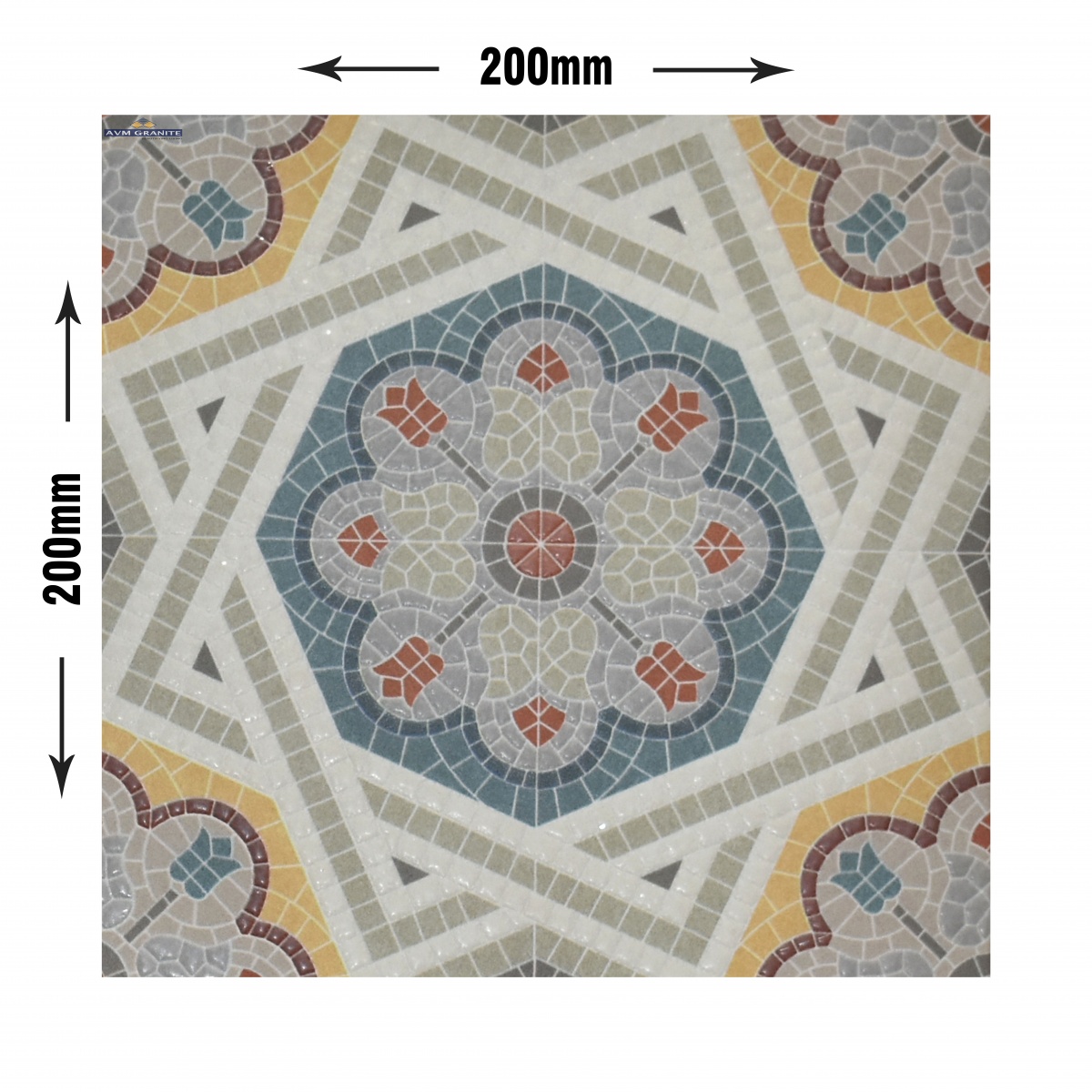 Levels Sand Decor 1050 Digimatt + Punch 8.5mm (200 x 200, Motto) - 3