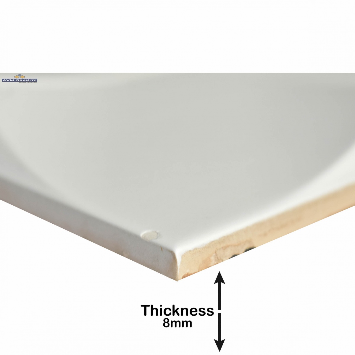 Wave Contract Ice White (125 x 125, Sanit) - 3