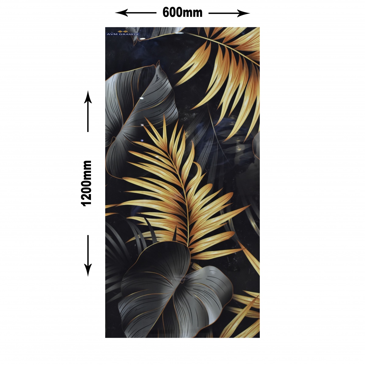 HG Monzon Black - High Glossy B (600 x 1200, Itaca) - 5