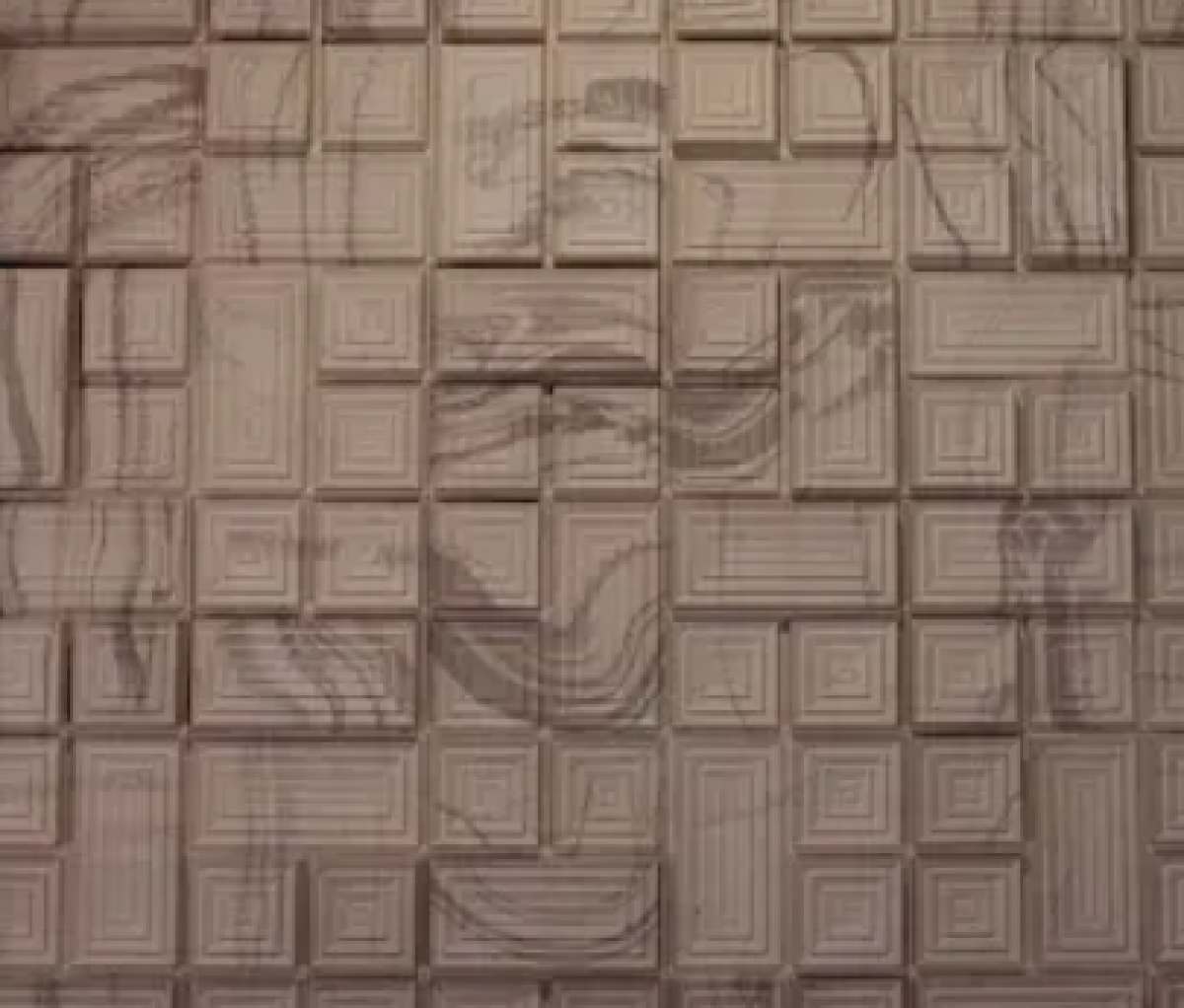 Retro Cube  Ivory Statuario ( 200 X 200, Colorstone) - 2
