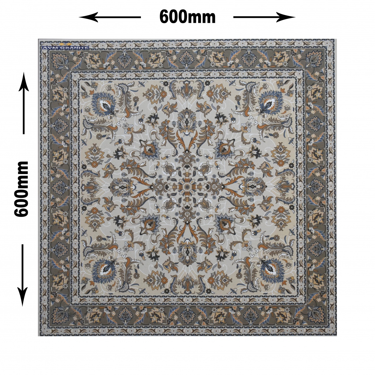 Persian Opus Rustic Carving Decor (600 x 600, Duracon) - 4