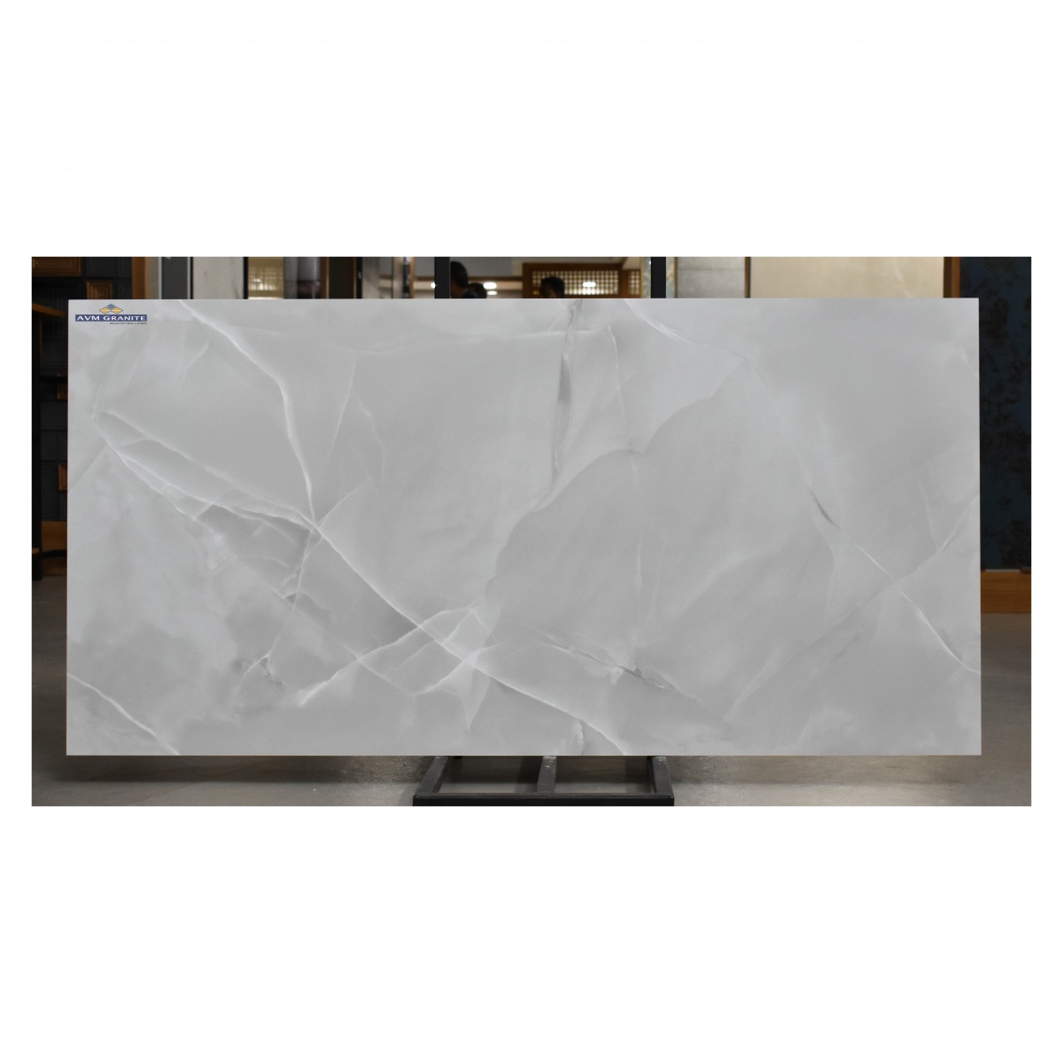 Melbourane Onyx Grey Carving + End Carving (600 x 1200, Motto) - 4