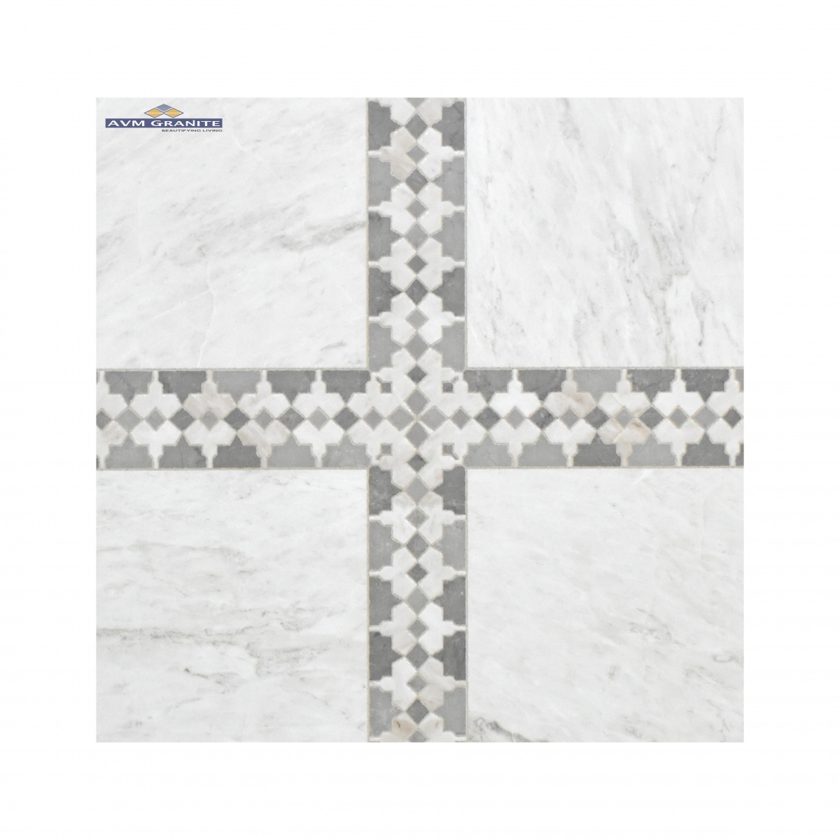 Bardiglio Grey 4D Shape Glue Surface Decor (600 x 1200, Itaca) - 3