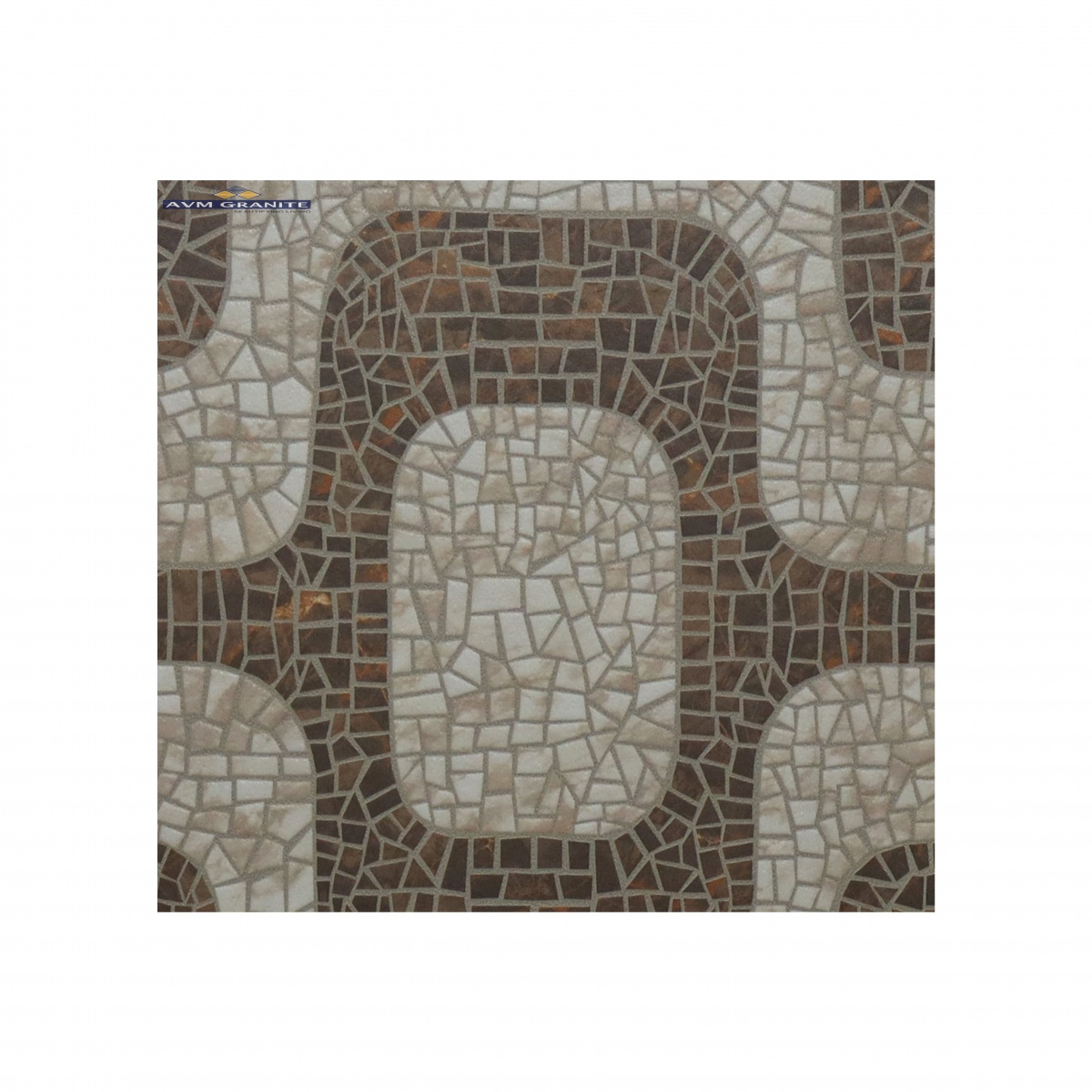Ricardo Brown Glossy Matt with Glossy effect (600 x 600, Exotica) - 2
