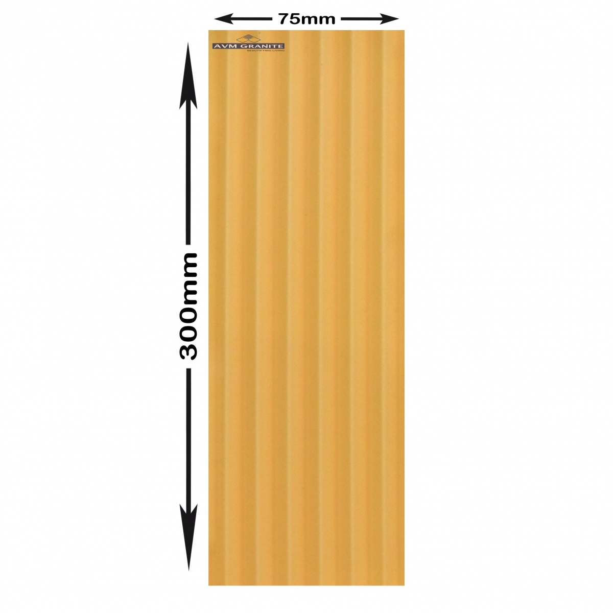 Ocra Yellow Matt (75 x 300, Lemina) - 3