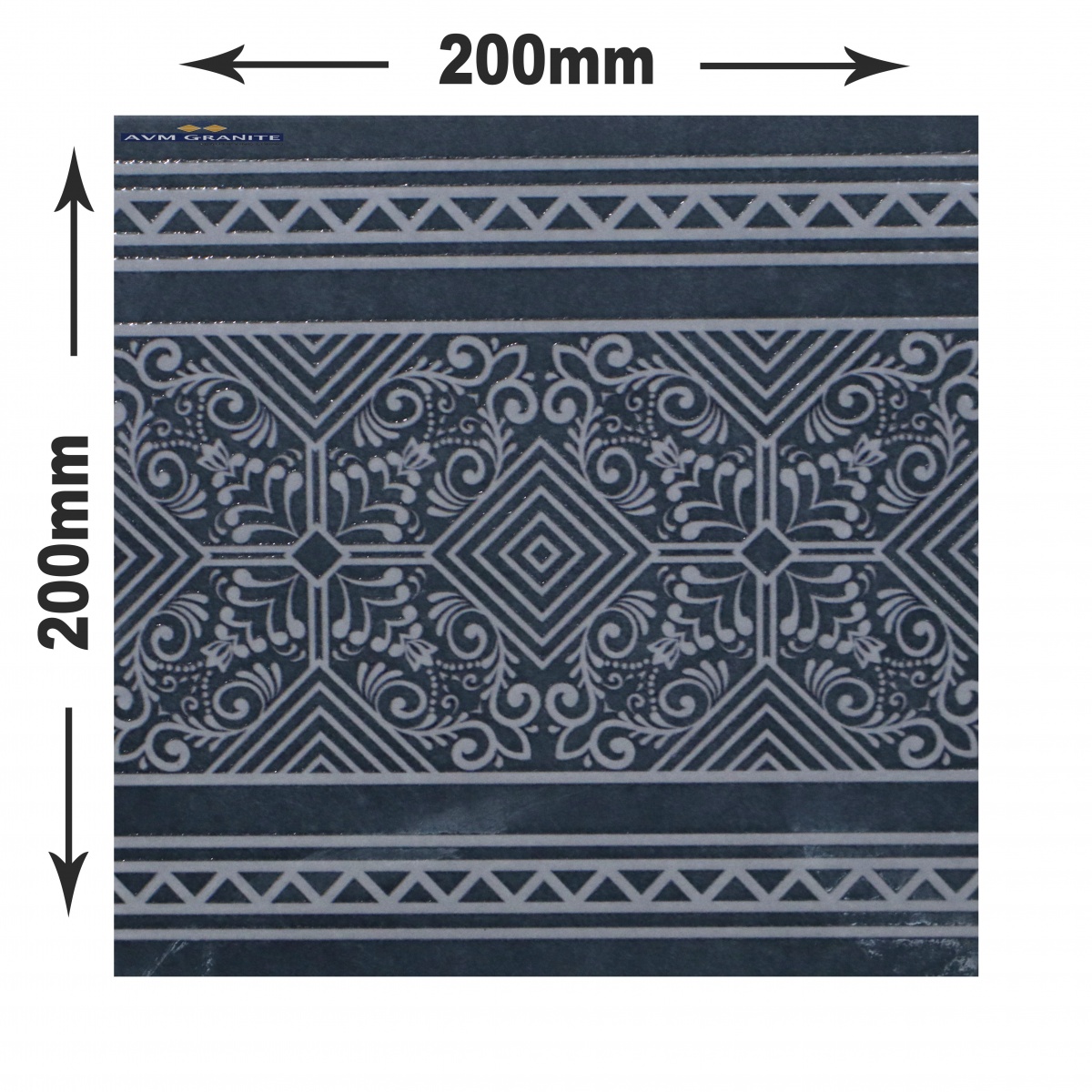 Levels Cobalt Decor 2004 B Digimatt + Punch 8.5mm (200 x 200, Motto) - 4