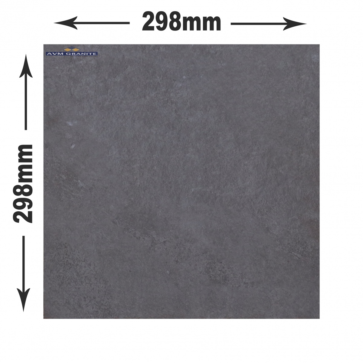 Fribo Grey Decor 01 Matt Punch 12mm (298 x 298, 12mm, Itaca) - 4