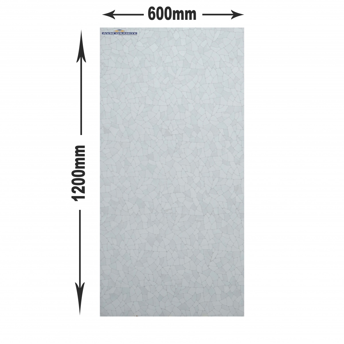 Savips Bianco Matt Matt with Glossy effect (600 x 1200, Exotica) - 5