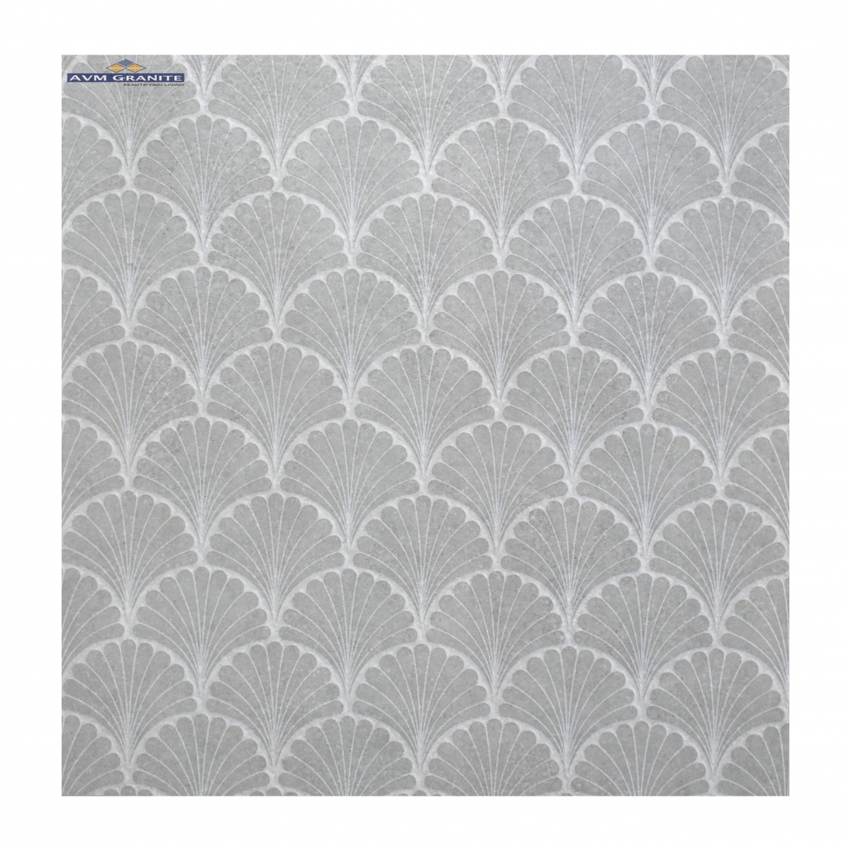 Scallop Grey Glitter Rustic Carving Decor (600 x 600, Icon) - 4