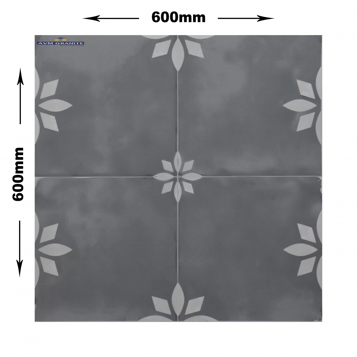 PRIME MO CORUS Grey ( 600 x 600, Creanza ) - 4
