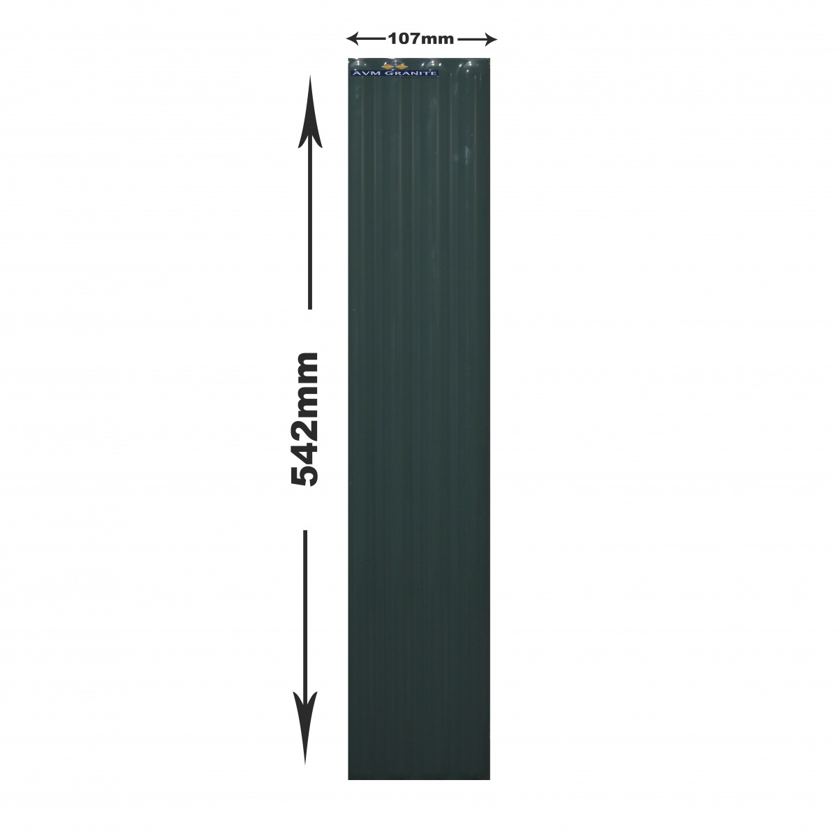 Plint Out Green Glossy (107 x 542, Milagro) - 4