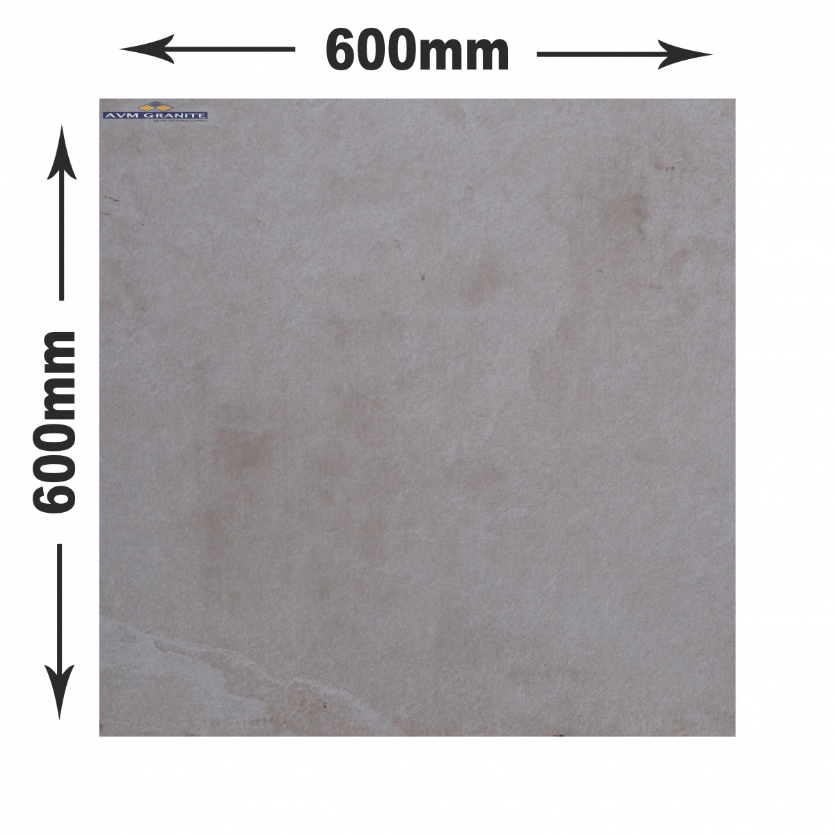 Brasilian Grafite Matt Punch 12mm (600 x 600, 12mm, Itaca) - 4