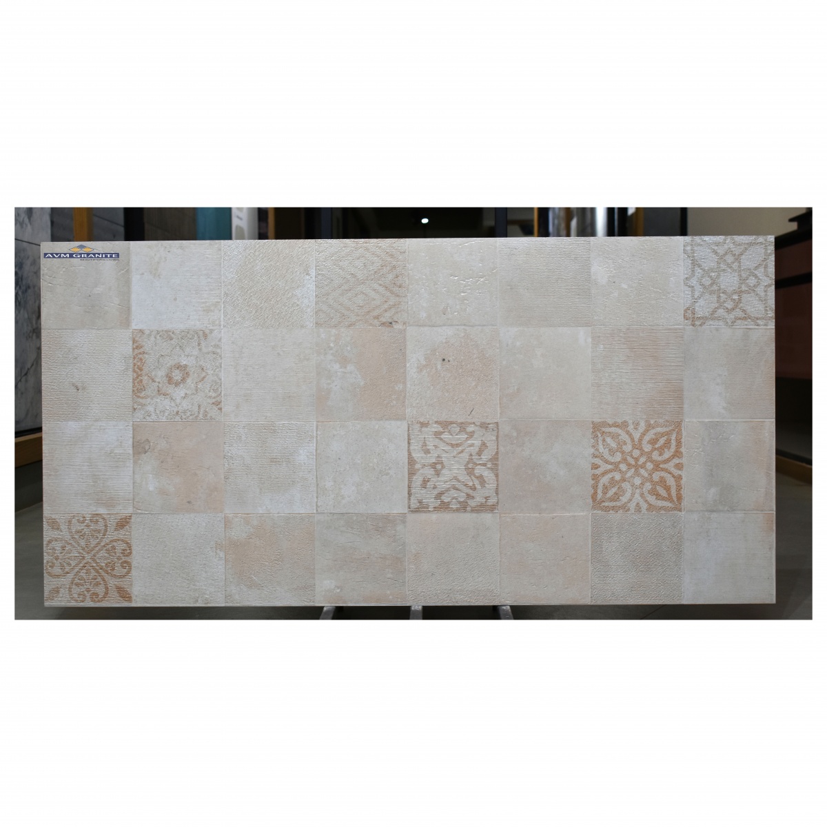 Royal Monostone Beige Decor RT (600 x 1200, Creanza) - 4