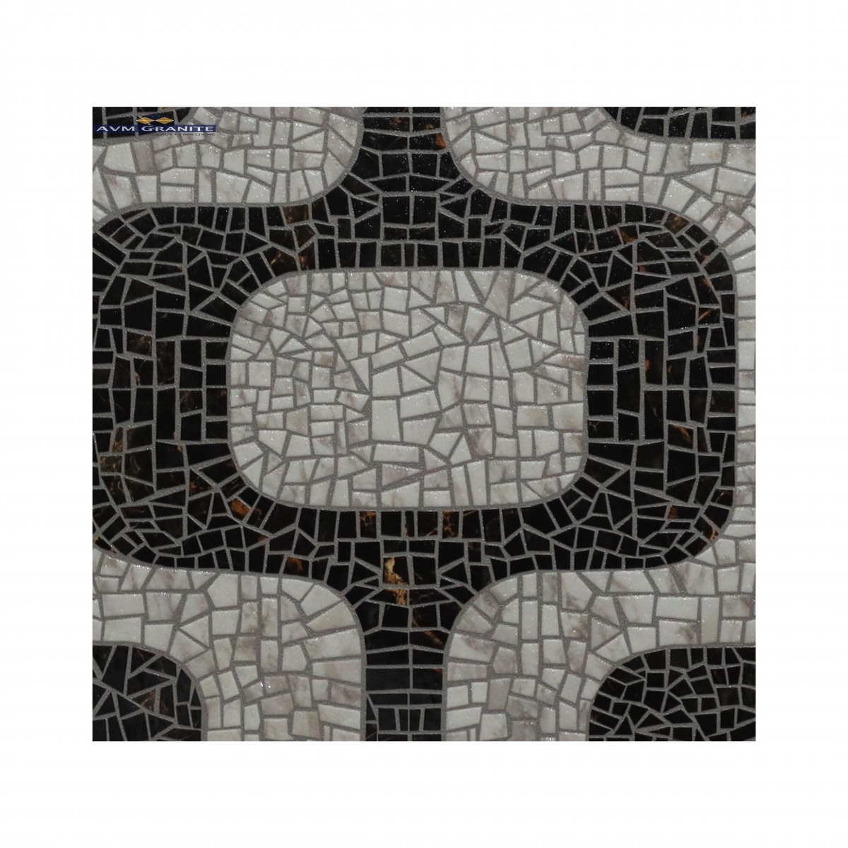Ricardo Nero Glossy Matt with Glossy effect (600 x 600, Exotica) - 2