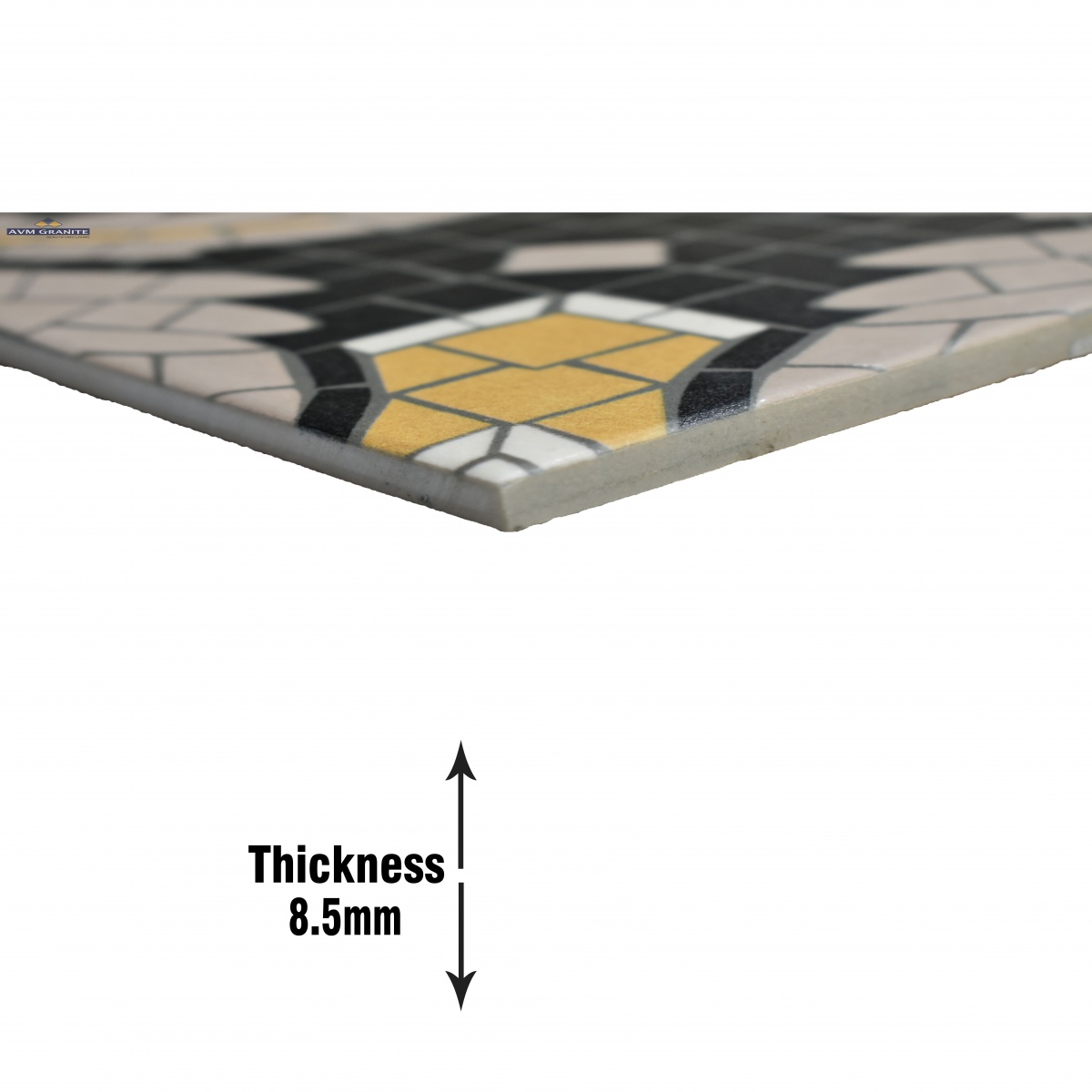 Levels Black Decor 1042 Digimatt + Punch 8.5mm (200 x 200, Motto) - 3