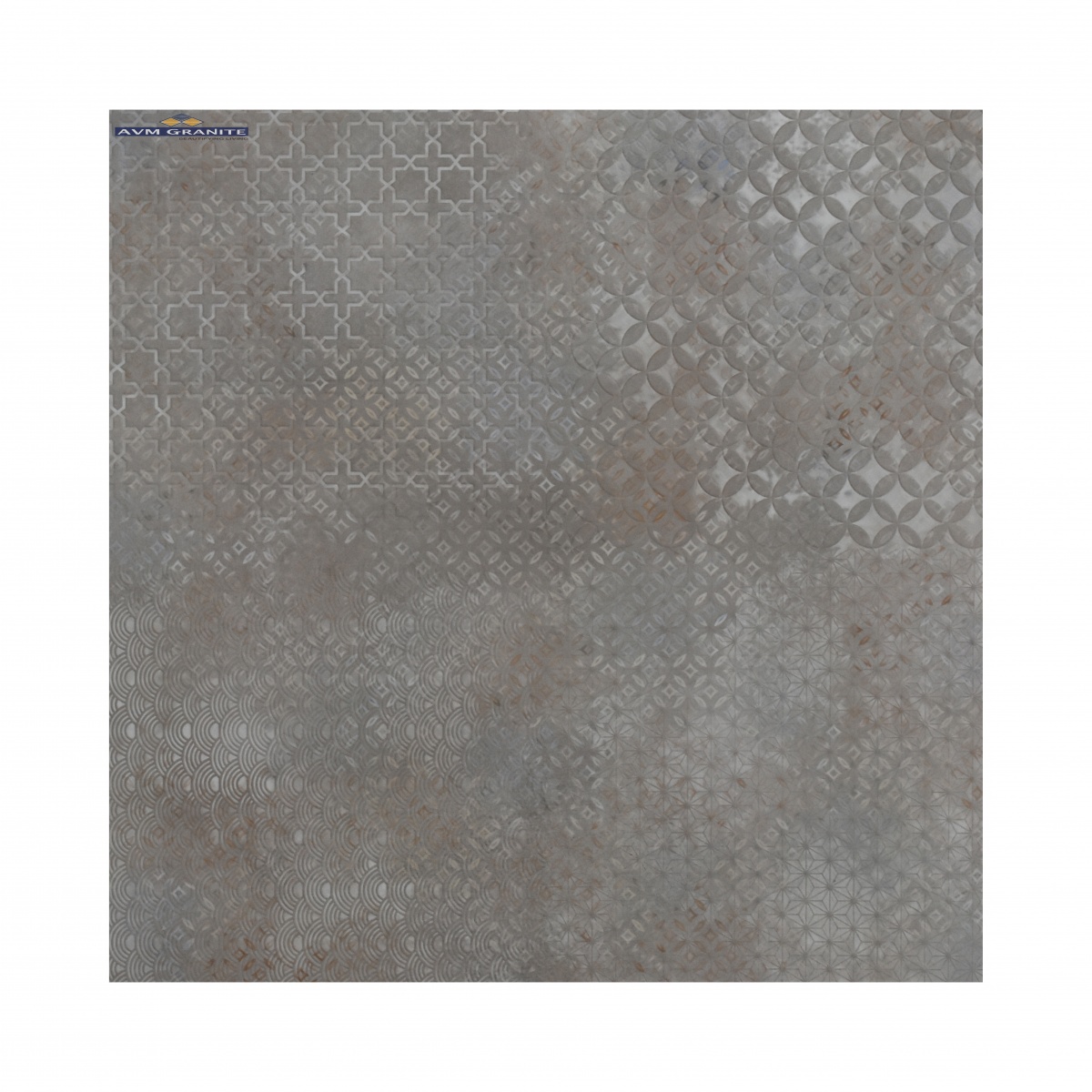 Cosmos Beige Glitter Rustic Carving Decor (600 x 600, Duracon) - 5