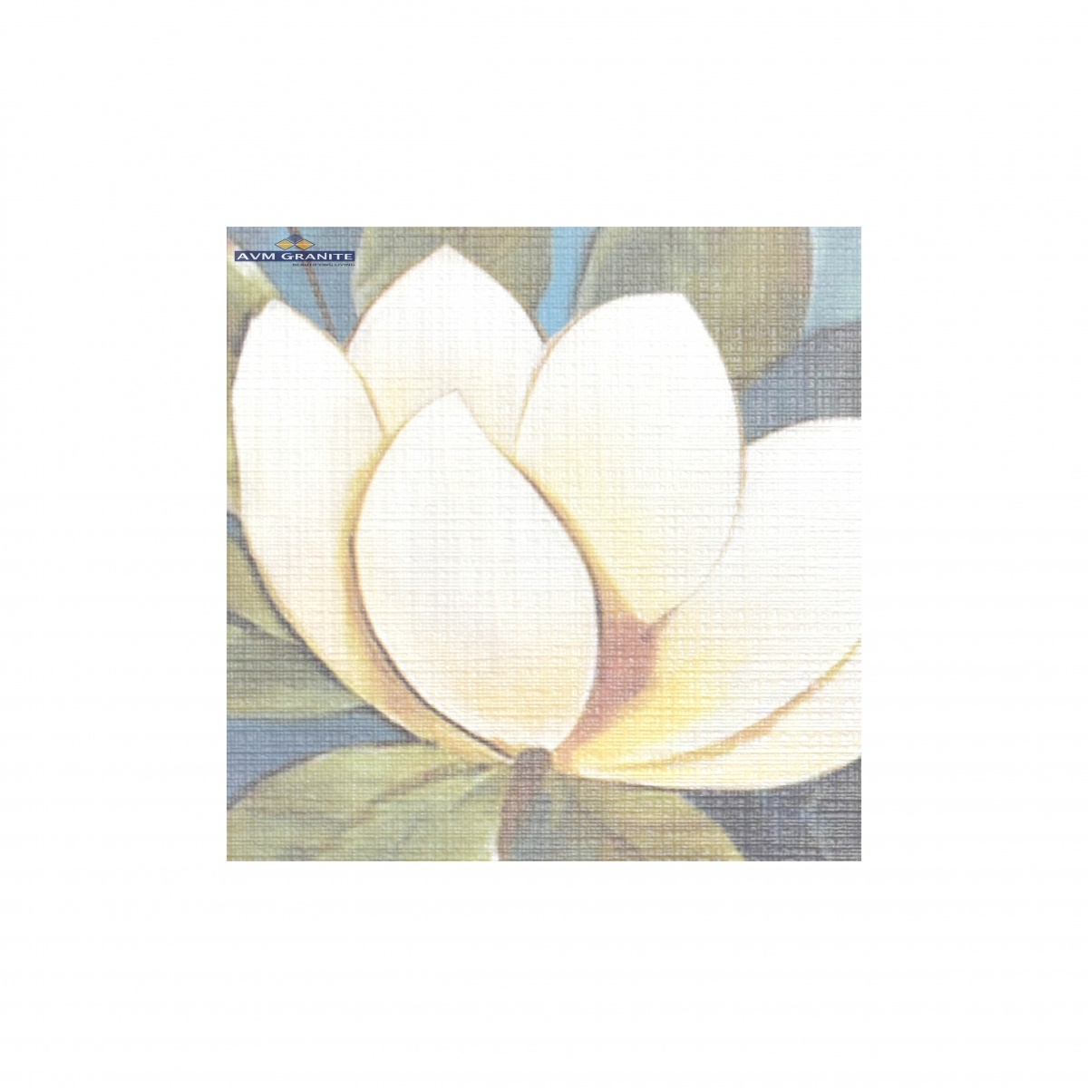 Vintage Lotus With Sartin Canvas (1200 x 1200 Set of 4 pcs of 600 x 600, STR) - 2