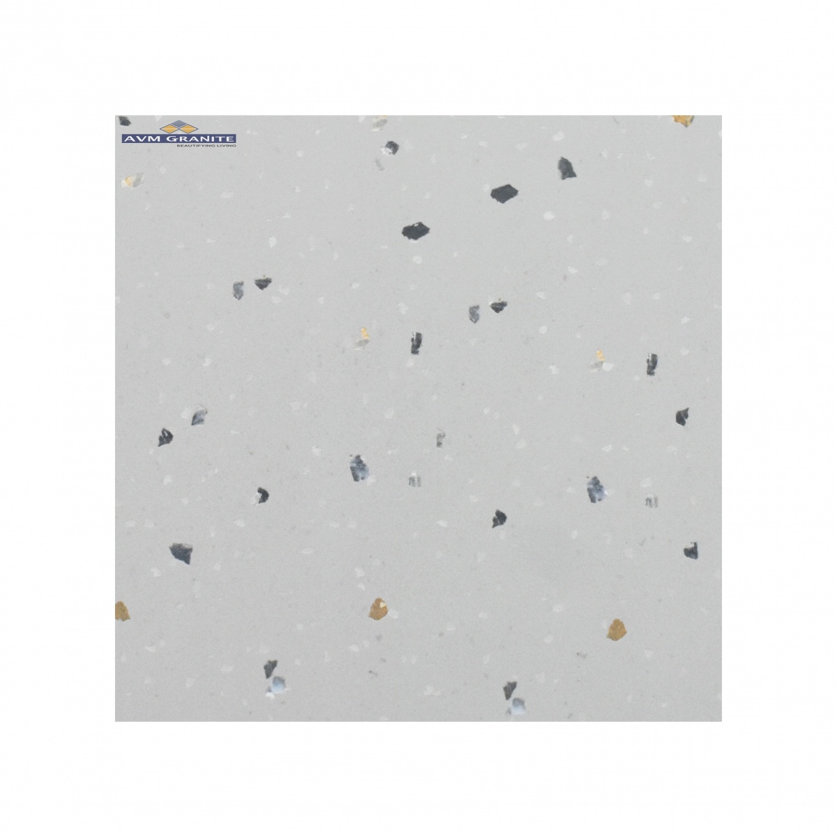 Terrazzo Grey Rustic Carving (600 x 600, Icon) - 1