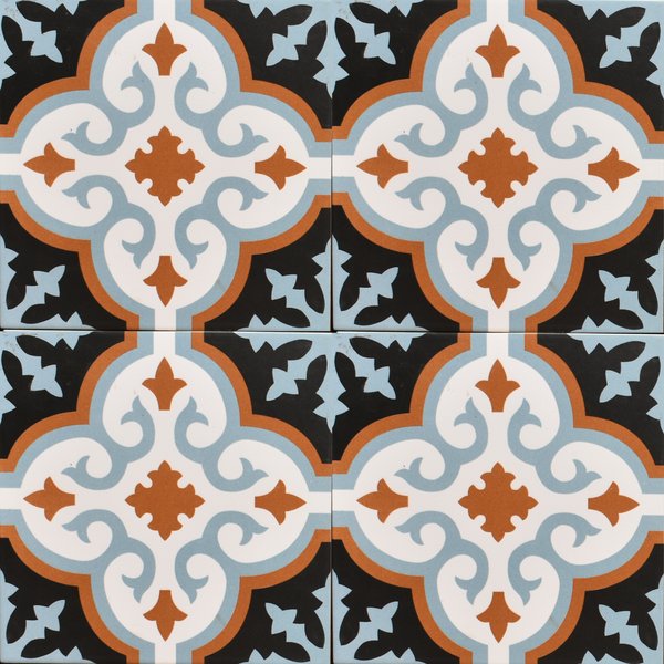 Retro Calipso Nero (200 x 200, Subway)