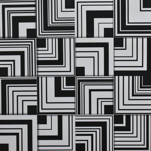 Stencil Abstract Rustic Decor (600 x 600, Duracon)