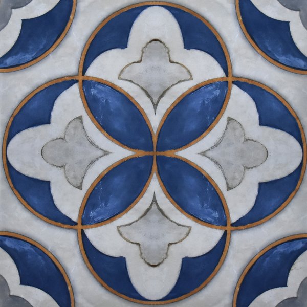PRIME MO JASPED BLUE ( 600 x 600, Creanza )