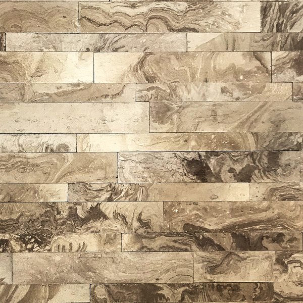 Travertine Reverse Mocha (19.80'' X 29.8'',Flexstone)