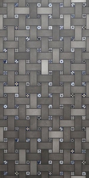 Denver Gray Glossy Matt with Glossy effect (600 x 1200, Exotica)