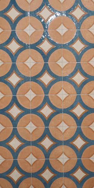 Fondant Cotto Glossy Matt Matt with Glossy effect Decor (600 x 1200, Exotica)