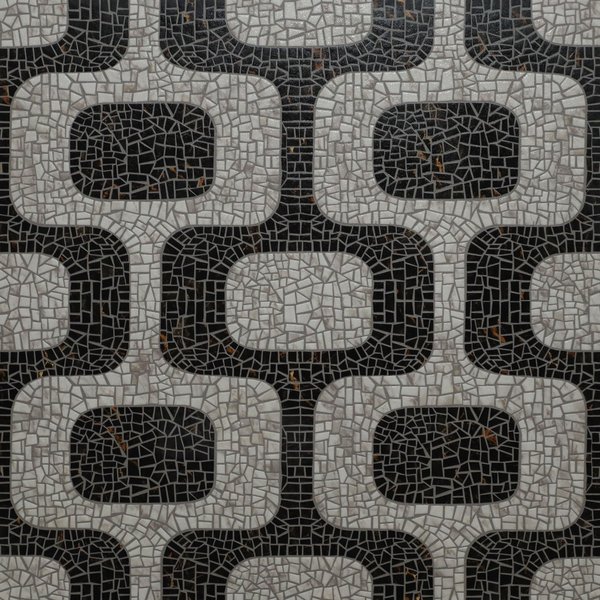 Ricardo Nero Glossy Matt with Glossy effect (600 x 600, Exotica)