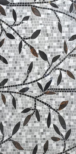 Cordic Black Decor High Glossy + Carving (600 x 1200, Itaca)