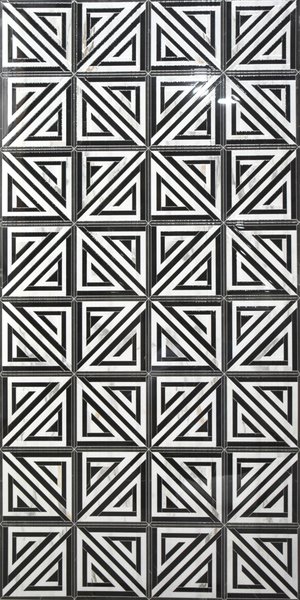 Sn Kebon White Decor Glossy + Carving (600 x 1200, Itaca)