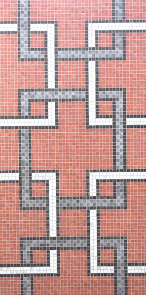 Mozilla Mosaic Red Decor 03 Matt Granula Carving (600 x 1200, Itaca)