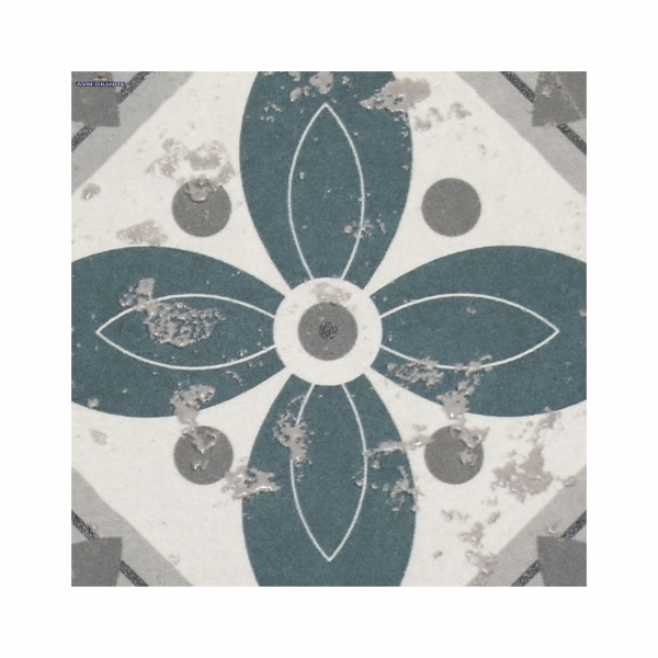 Levels Dusty Blue Decor 1045 Digimatt + Punch 8.5mm (200 x 200, Motto)