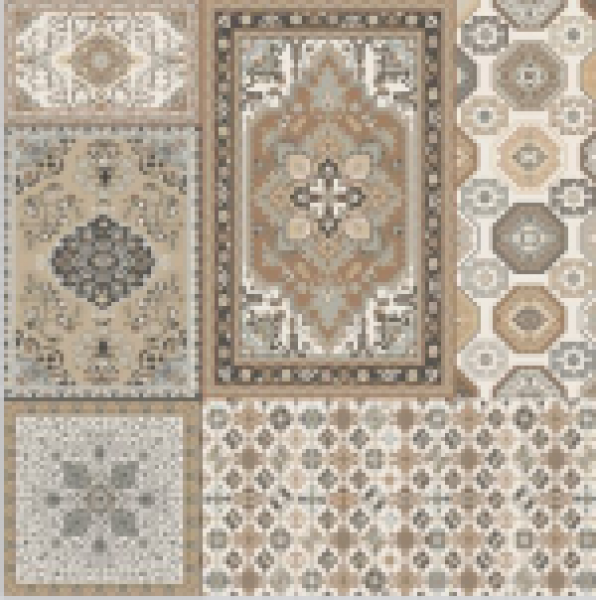 Persian Kilim Rustic Carving Decor Rustic Carving Decor 12mm (600 x 600, Duracon)