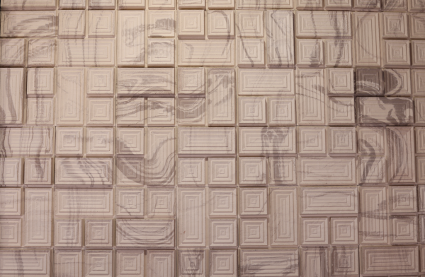 Retro Cube  Ivory Statuario ( 200 X 200, Colorstone)