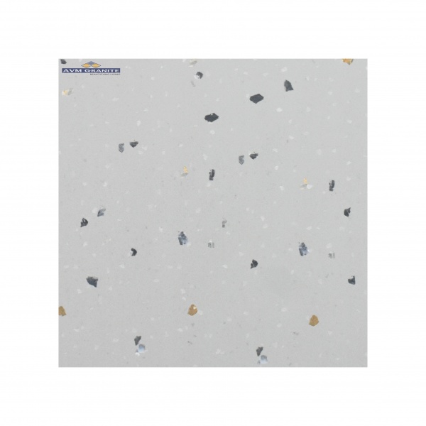 Terrazzo Grey Rustic Carving (600 x 600, Icon)